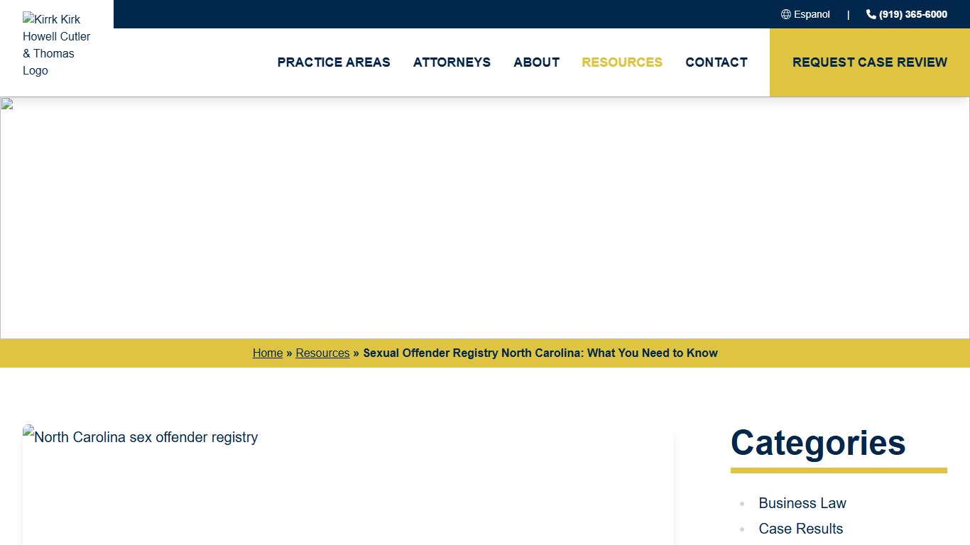 Sexual Offender Registry North Carolina: What You Need to Know